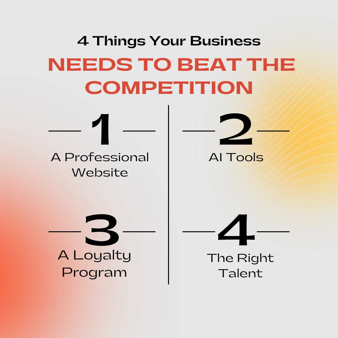 4 Things Your Business Needs to Beat the Competition